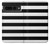 S1596 黒と白のストライプ Black and White Striped Google Pixel 7 Pro バックケース、フリップケース・カバー