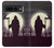 S3262 恐るべき 夜の月 墓地 Grim Reaper Night Moon Cemetery Google Pixel 7 Pro バックケース、フリップケース・カバー