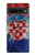 S3313 クロアチアflag Vintage Football Graphic Croatia Flag Vintage Football Graphic Google Pixel 7 Pro バックケース、フリップケース・カバー