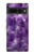 S3713 パープルクォーツアメジストグラフィックプリント Purple Quartz Amethyst Graphic Printed Google Pixel 7 Pro バックケース、フリップケース・カバー
