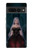 S3847 リリス 花嫁 ゴシック女 スカル死神 Lilith Devil Bride Gothic Girl Skull Grim Reaper Google Pixel 7 Pro バックケース、フリップケース・カバー