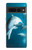 S3878 イルカ Dolphin Google Pixel 7 Pro バックケース、フリップケース・カバー