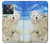 S3794 北極シロクマはシールに恋するペイント Arctic Polar Bear and Seal Paint OnePlus Ace Pro バックケース、フリップケース・カバー