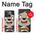 S3855 ナマケモノの顔の漫画 Sloth Face Cartoon OnePlus Ace Pro バックケース、フリップケース・カバー