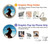 S0934 黒野生馬 Wild Black Horse Motorola Moto G Power 2022, G Play 2023 バックケース、フリップケース・カバー