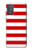 S2364 赤と白のストライプ Red and White Striped Motorola Moto G Power 2022, G Play 2023 バックケース、フリップケース・カバー