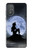 S2668 マーメイドシルエット月の夜 Mermaid Silhouette Moon Night Motorola Moto G Power 2022, G Play 2023 バックケース、フリップケース・カバー