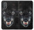 S2823 ブラックウルフ Black Wolf Blue Eyes Face Motorola Moto G Power 2022, G Play 2023 バックケース、フリップケース・カバー
