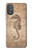 S3214 タツノオトシゴスケルトン化石 Seahorse Skeleton Fossil Motorola Moto G Power 2022, G Play 2023 バックケース、フリップケース・カバー