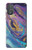 S3676 カラフルな抽象的な大理石の石 Colorful Abstract Marble Stone Motorola Moto G Power 2022, G Play 2023 バックケース、フリップケース・カバー