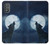 S3693 グリムホワイトウルフ満月 Grim White Wolf Full Moon Motorola Moto G Power 2022, G Play 2023 バックケース、フリップケース・カバー