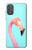 S3708 ピンクのフラミンゴ Pink Flamingo Motorola Moto G Power 2022, G Play 2023 バックケース、フリップケース・カバー