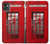 S0058 ロンドン〔イギリス〕の赤い電話ボックス Classic British Red Telephone Box Motorola Moto G32 バックケース、フリップケース・カバー