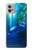 S0385 イルカ Dolphin Motorola Moto G32 バックケース、フリップケース・カバー