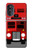 S2058 英国のダブルデッカーバスミニマリスト England British Double Decker Bus Minimalist Motorola Moto G52, G82 5G バックケース、フリップケース・カバー