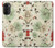 S2179 ヴィンテージ花のパターン Flower Floral Vintage Art Pattern Motorola Moto G52, G82 5G バックケース、フリップケース・カバー