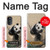S2210 パンダふわふわアートの絵画 Panda Fluffy Art Painting Motorola Moto G52, G82 5G バックケース、フリップケース・カバー