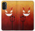 S2454 可愛い赤い小悪魔漫画 Red Cute Little Devil Cartoon Motorola Moto G52, G82 5G バックケース、フリップケース・カバー