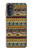 S2860 アステカ ヒッピー柄 Aztec Boho Hippie Pattern Motorola Moto G52, G82 5G バックケース、フリップケース・カバー