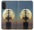 S2897 海賊船 ムーン・ナイト Pirate Ship Moon Night Motorola Moto G52, G82 5G バックケース、フリップケース・カバー