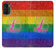 S2900 レインボーLGBTレズビアンプライド旗 Rainbow LGBT Lesbian Pride Flag Motorola Moto G52, G82 5G バックケース、フリップケース・カバー