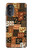 S3460 マリ芸術 Mali Art Pattern Motorola Moto G52, G82 5G バックケース、フリップケース・カバー