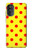 S3526 赤い水玉 Red Spot Polka Dot Motorola Moto G52, G82 5G バックケース、フリップケース・カバー