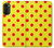 S3526 赤い水玉 Red Spot Polka Dot Motorola Moto G52, G82 5G バックケース、フリップケース・カバー