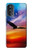 S3841 白頭ワシ カラフルな空 Bald Eagle Flying Colorful Sky Motorola Moto G52, G82 5G バックケース、フリップケース・カバー