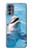 S1291 イルカ Dolphin Motorola Moto G62 5G バックケース、フリップケース・カバー