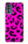 S1850 ピンクのヒョウ柄 Pink Leopard Pattern Motorola Moto G62 5G バックケース、フリップケース・カバー