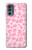 S2213 ピンクのヒョウ柄 Pink Leopard Pattern Motorola Moto G62 5G バックケース、フリップケース・カバー