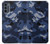S2959 海軍迷彩 Navy Blue Camo Camouflage Motorola Moto G62 5G バックケース、フリップケース・カバー