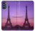 S3447 エッフェルパリの夕日 Eiffel Paris Sunset Motorola Moto G62 5G バックケース、フリップケース・カバー