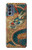 S3541 ドラゴンクラウドペインティング Dragon Cloud Painting Motorola Moto G62 5G バックケース、フリップケース・カバー