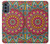 S3694 ヒッピーアートパターン Hippie Art Pattern Motorola Moto G62 5G バックケース、フリップケース・カバー