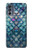 S3809 人魚の鱗 Mermaid Fish Scale Motorola Moto G62 5G バックケース、フリップケース・カバー