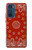 S3355 赤バンダナパターン Bandana Red Pattern Motorola Edge 30 バックケース、フリップケース・カバー