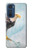 S3843 白頭ワシと氷 Bald Eagle On Ice Motorola Edge 30 バックケース、フリップケース・カバー