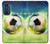 S3844 輝くサッカー サッカーボール Glowing Football Soccer Ball Motorola Edge 30 バックケース、フリップケース・カバー