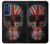 S3848 イギリスの旗の頭蓋骨 United Kingdom Flag Skull Motorola Edge 30 バックケース、フリップケース・カバー