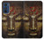 S3874 ブッダフェイスオームシンボル Buddha Face Ohm Symbol Motorola Edge 30 バックケース、フリップケース・カバー