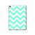 S1723 ミントシェブロンジグザグ Mint Chevron Zigzag iPad 10.9 (2025,2022) タブレットケース