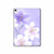 S2361 紫の花 Purple White Flowers iPad 10.9 (2022) タブレットケース