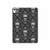 S2371 スカルヴィンテージモノクロのパターン Skull Vintage Monochrome Pattern iPad 10.9 (2022) タブレットケース