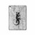 S2446 木材のヤモリ グラフィックプリント Gecko Wood Graphic Printed iPad 10.9 (2025,2022) タブレットケース