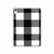 S2842 ブラックとホワイトバッファローチェック柄 Black and White Buffalo Check Pattern iPad 10.9 (2025,2022) タブレットケース