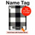 S2842 ブラックとホワイトバッファローチェック柄 Black and White Buffalo Check Pattern iPad 10.9 (2025,2022) タブレットケース