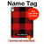 S2931 レッドバッファローチェック柄 Red Buffalo Check Pattern iPad 10.9 (2025,2022) タブレットケース