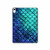 S3047 緑人魚のスケール Green Mermaid Fish Scale iPad 10.9 (2022) タブレットケース